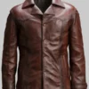 Dark Brown Streetwear Leather Jacket