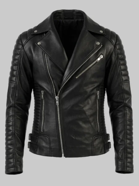 Mens Biker Leather Jacket