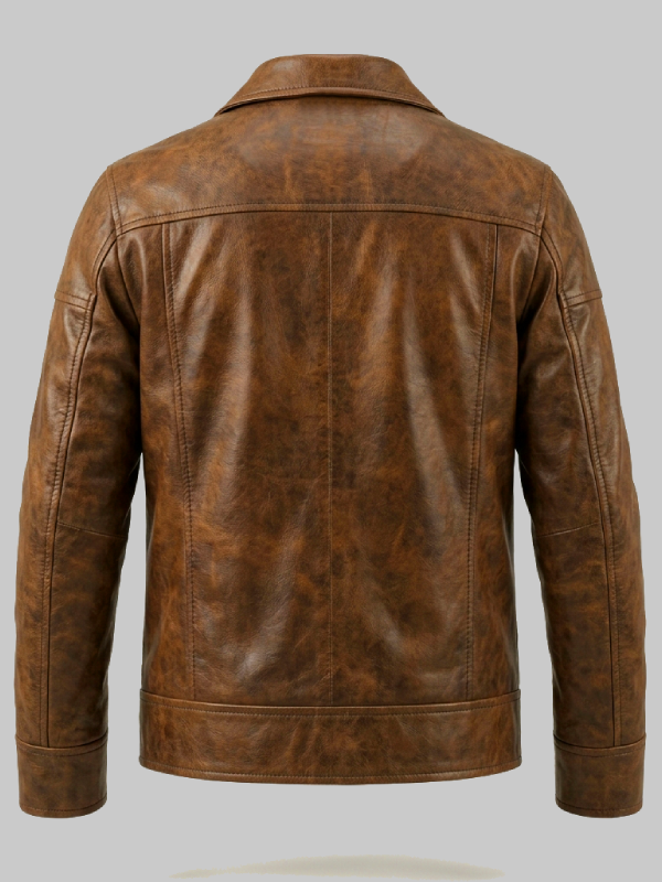 Mens Brown Leather Jacket
